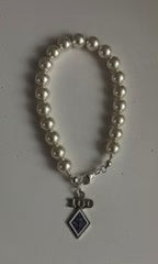 100 Year CRYSTAL PASSION PEARLS WITH STERLING SILVER BRACELET