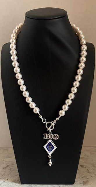 Crystal Pearl - Sterling Silver Clasp